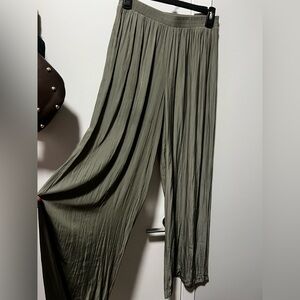 Green Flowy Pants